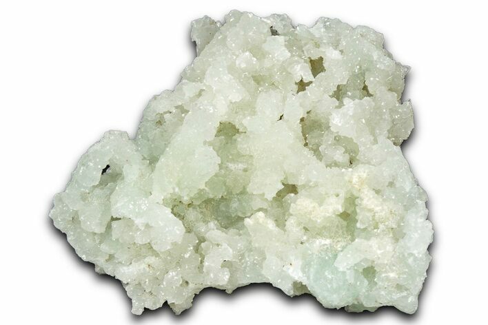 Sparkly Prehnite Pseudomorph After Laumontite - India #342419